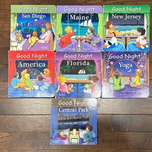 Good Night Board Books America New Jersey Maine Florida Central Park San Diego